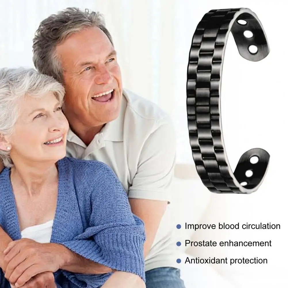 Magnetic Copper Prostate Strap Strengthens Prostate Circulation Boosting Wristband Antioxidant Bracelet for Men