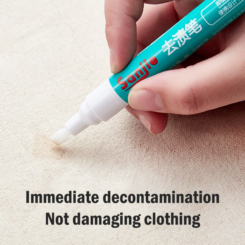 Magic Clothing Stain Removal Pen Portable Washing Free Oil Red Wine Stain Remover Marker Pen For Small Greasy Filth On T-Shirt