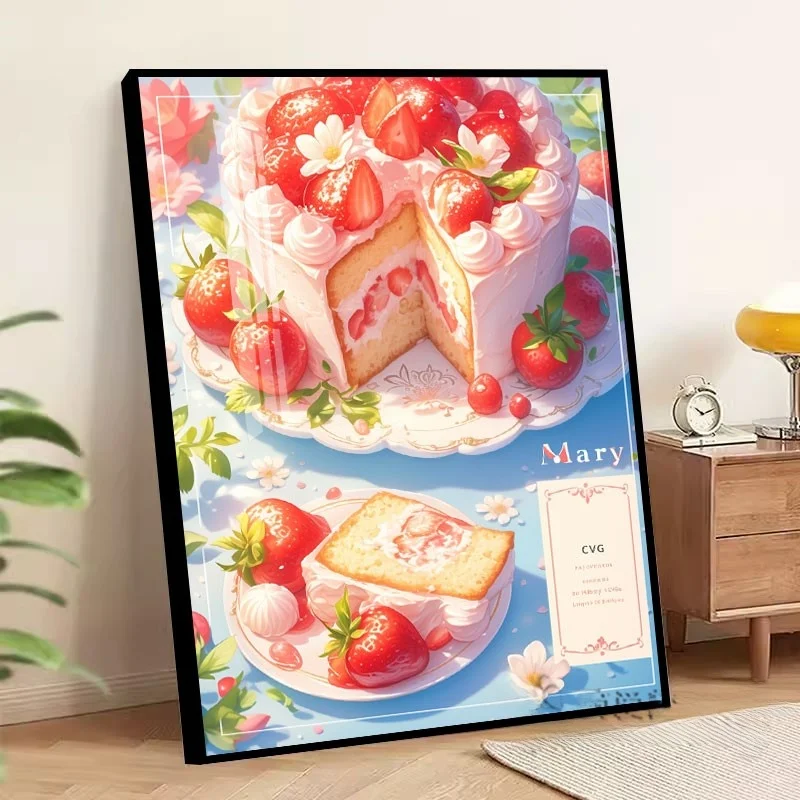 

Современный простой набор для вышивания крестиком: Алмазная живопись «Послеобеденный чай» для гостиной, хлопковая ткань, ручная работа, премиум-класс