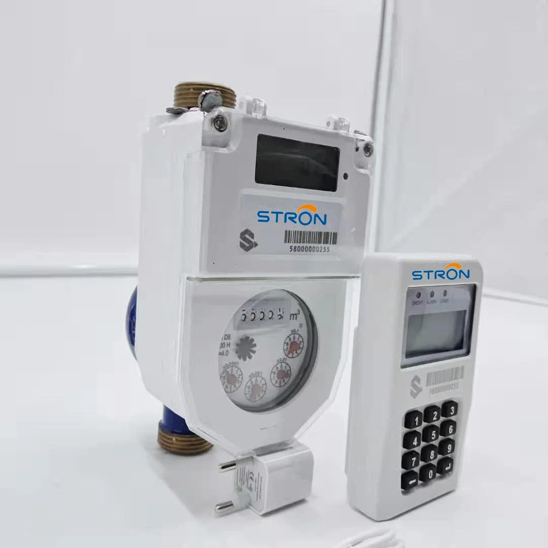 STS Prepaid keypad Split water meter, support GPRS, R F (optional) with free vending software