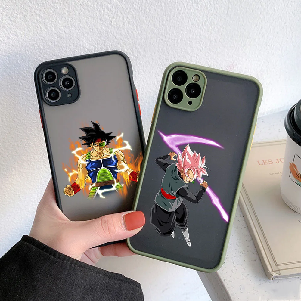 Skin Feel Dragon Anime balls DBZ Translucent Phone Case For iPhone 15 Pro Max 13 12 11 14 7 8 6 6s Plus SE Mini X XR XS Cover