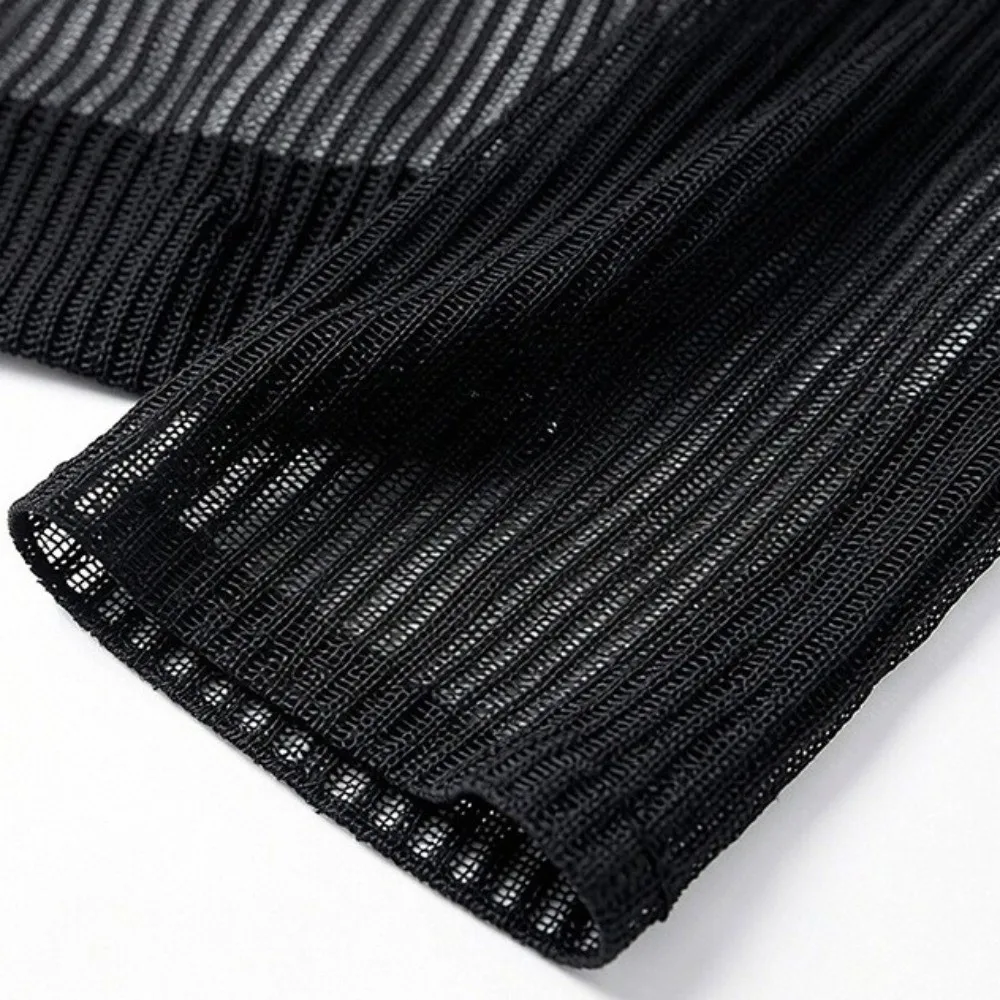 

Пляжный комплект бикини с рюшами, облегающий прозрачный пуловер, купальник на шнуровке с защитой от солнца, комплект из 3 предметов, пляжная одежда