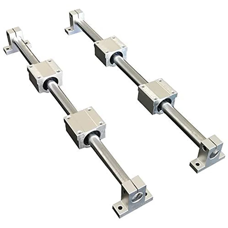 10 Pieces / Set Of Optical Axis Linear Axis Od12mm 400Mm + SCS12UU Linear Bearing Seat + SK12 Bearing Support 12Mm 400Mm image 4