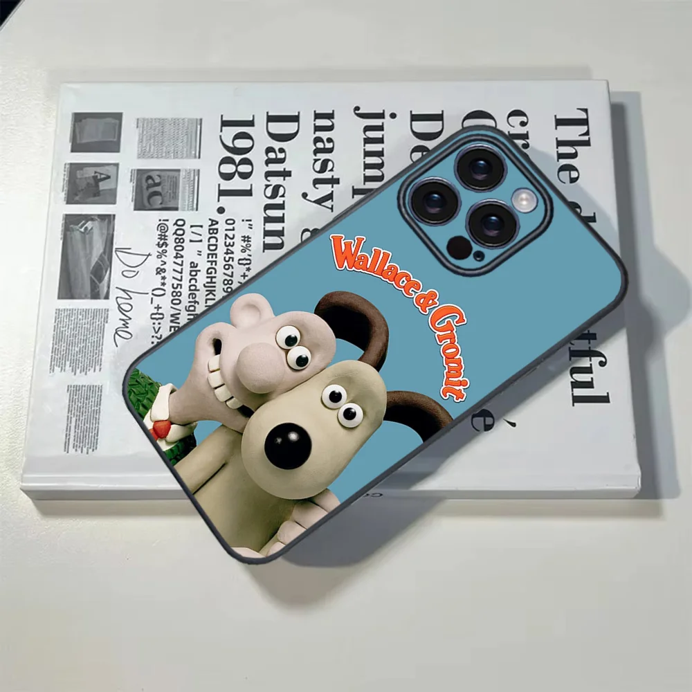 W-WallaceS cute G-Gromit Phone Case For iPhone 16 15 14 13 12 11 PRO MAX PLUS Mini TPU Soft to Skin-friendly case