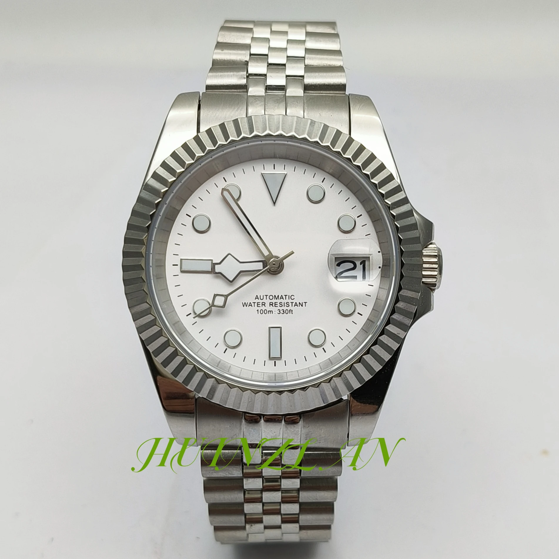 

Мужские часы 40 мм NH35, автоматический механизм, сапфировое стекло, стальной ремешок, деловые роскошные водонепроницаемые часы
