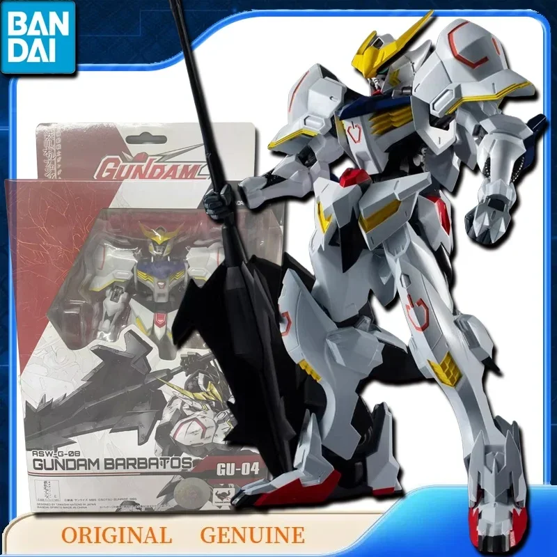 Bandai ASW-G-08แท้ดั้งเดิม GUNDAM barbatos GU-04ของเล่น Action FIGURE Anime สำหรับเด็กของขวัญเครื่องประดับโมเดลประกอบ