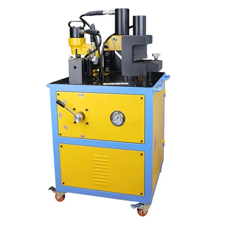 

Hot Sale Multifunctional Hydraulic Flange Steel Angle Iron Processing Machine Four-in-one Punching Triangle Machine Folding An