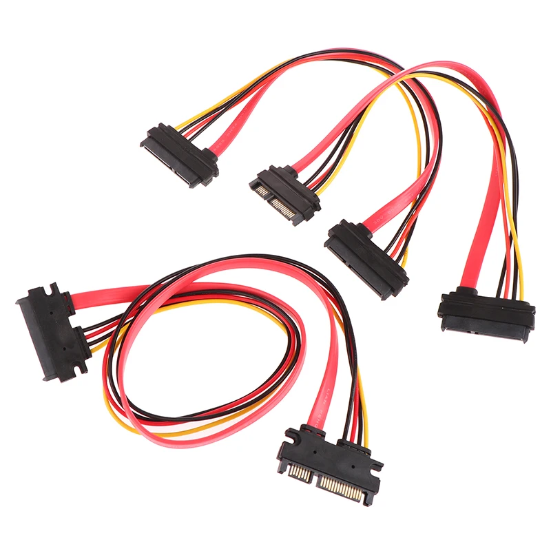 SAS To SATA SFF-8482 SAS 29 Pin To SATA 22Pin Hard Disk Drive Raid Extension Cable With 15 Pin SATA Power Port 30/50cm