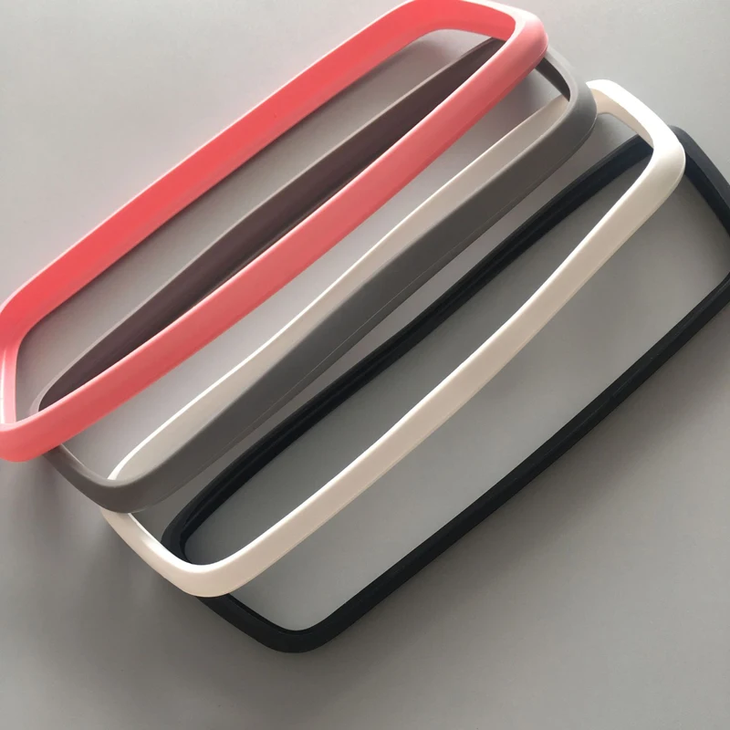 For Tesla Model 3Y Interior Accessories Rearview Mirror Protector Trim Silicone Decor Frame White Pink Protection Strip Interior - view 3