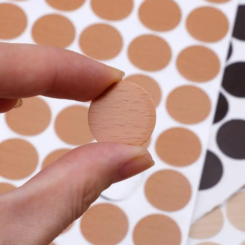 4xfd 54 PCS خزانة خزانة ملصقات ثقب المسمار