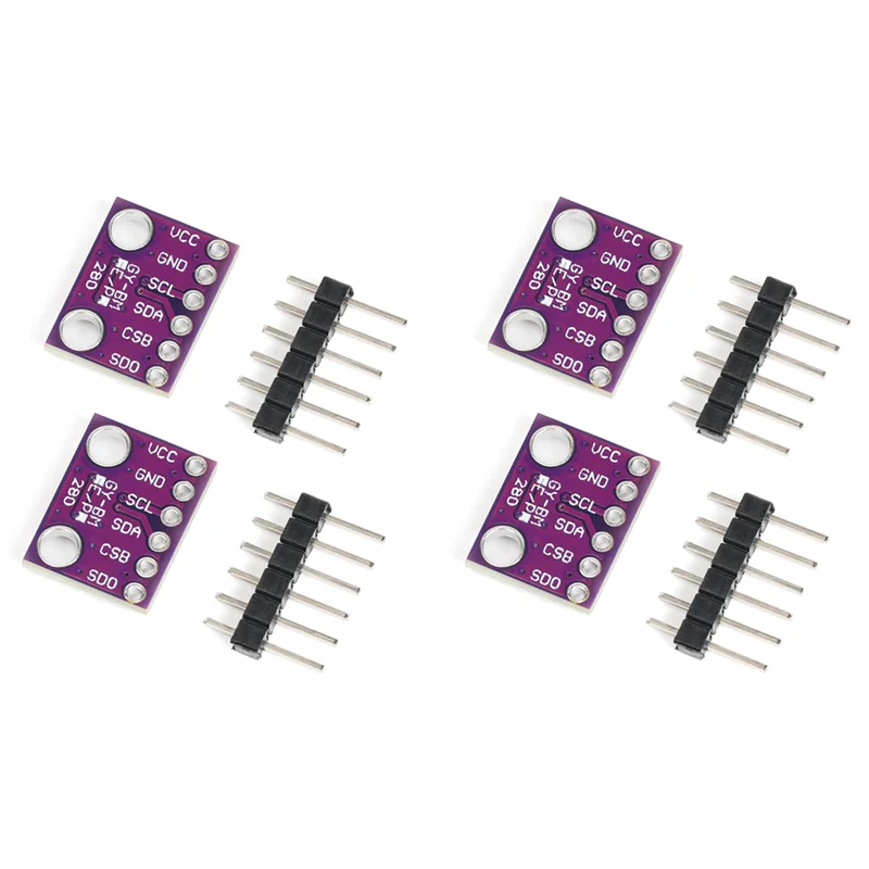 ABKQ-4PCS BME280 3,3 В сенсорный модуль атмосферного давления, температуры и влажности, датчики I2C SPI Breakout GY-BME280