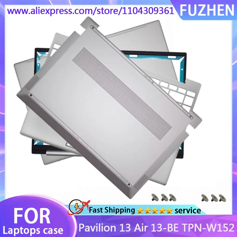 

NEW For Pavilion 13 Air 13-BE TPN-W152 LCD Back Cover M52781-001 4600NE2K000/palm rest/ Bottom Case/Silver Front Panel