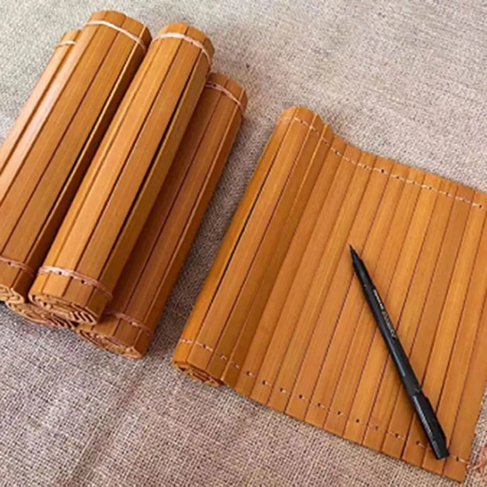 Creative Writable Blank Bamboo Simple Multifunctional Ancient Style Bamboo Slips Books Scroll Chinese Scroll Classic