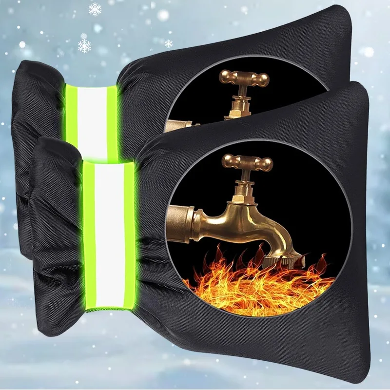 

Изоляционный рукав для крана для зимы, уличный чехол для крана, антифриз, холодная погода, водонепроницаемая ткань Оксфорд, безопасная труба, простая установка