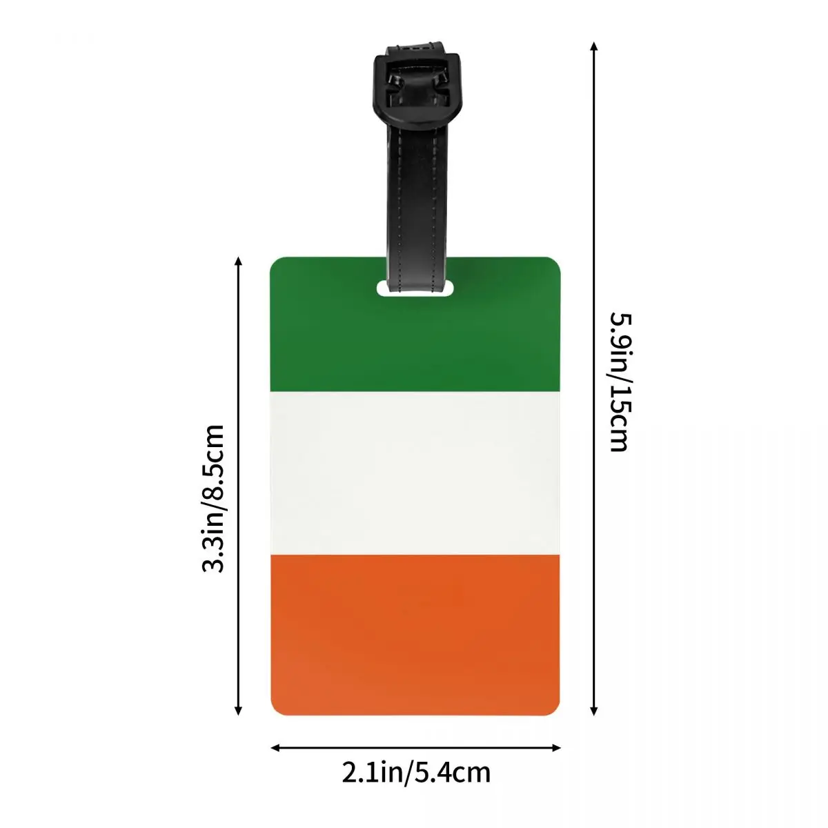 Ireland Flag Luggage Tags for Suitcases Fashion Baggage Tags Privacy Cover ID Label