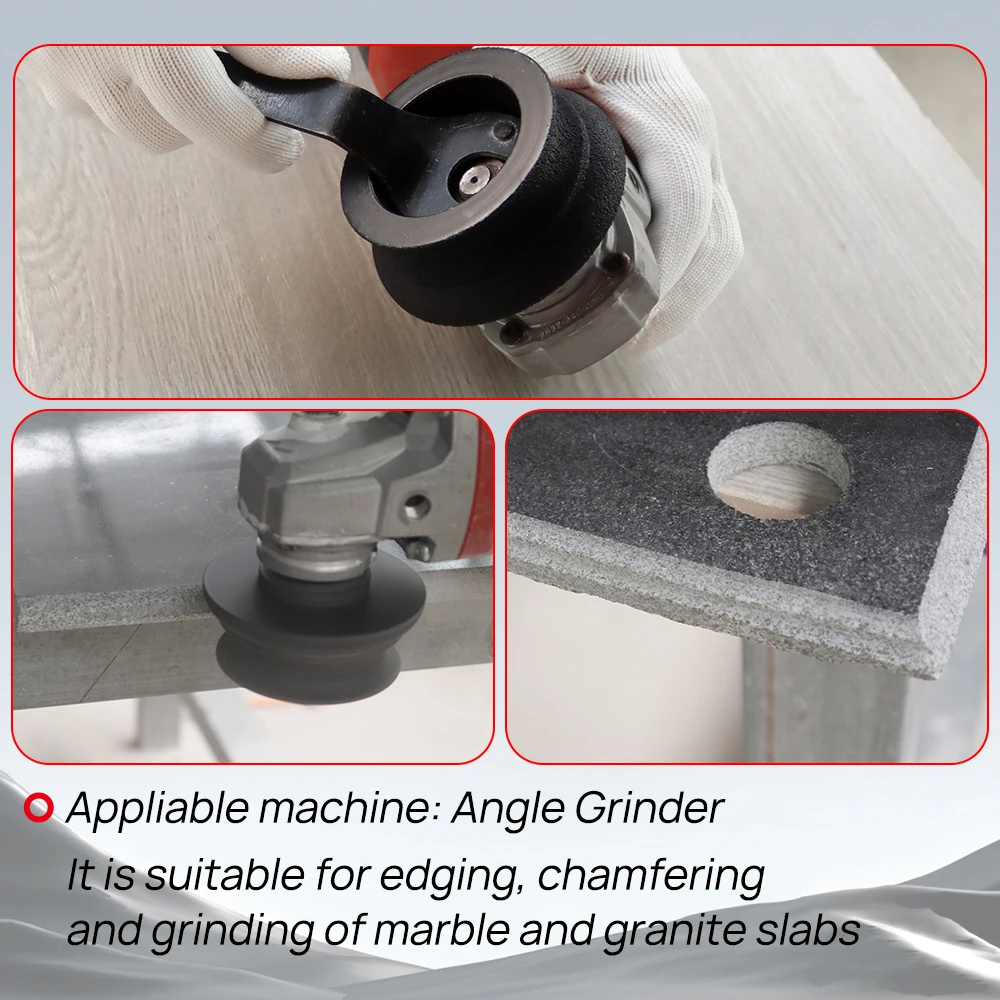 DT-DIATOOL 85mm Diamantschleifscheibe für Marmor, Granit, Kantenprofil, Fasen, Keramik, Stein, Schleifscheibe – Detail 7