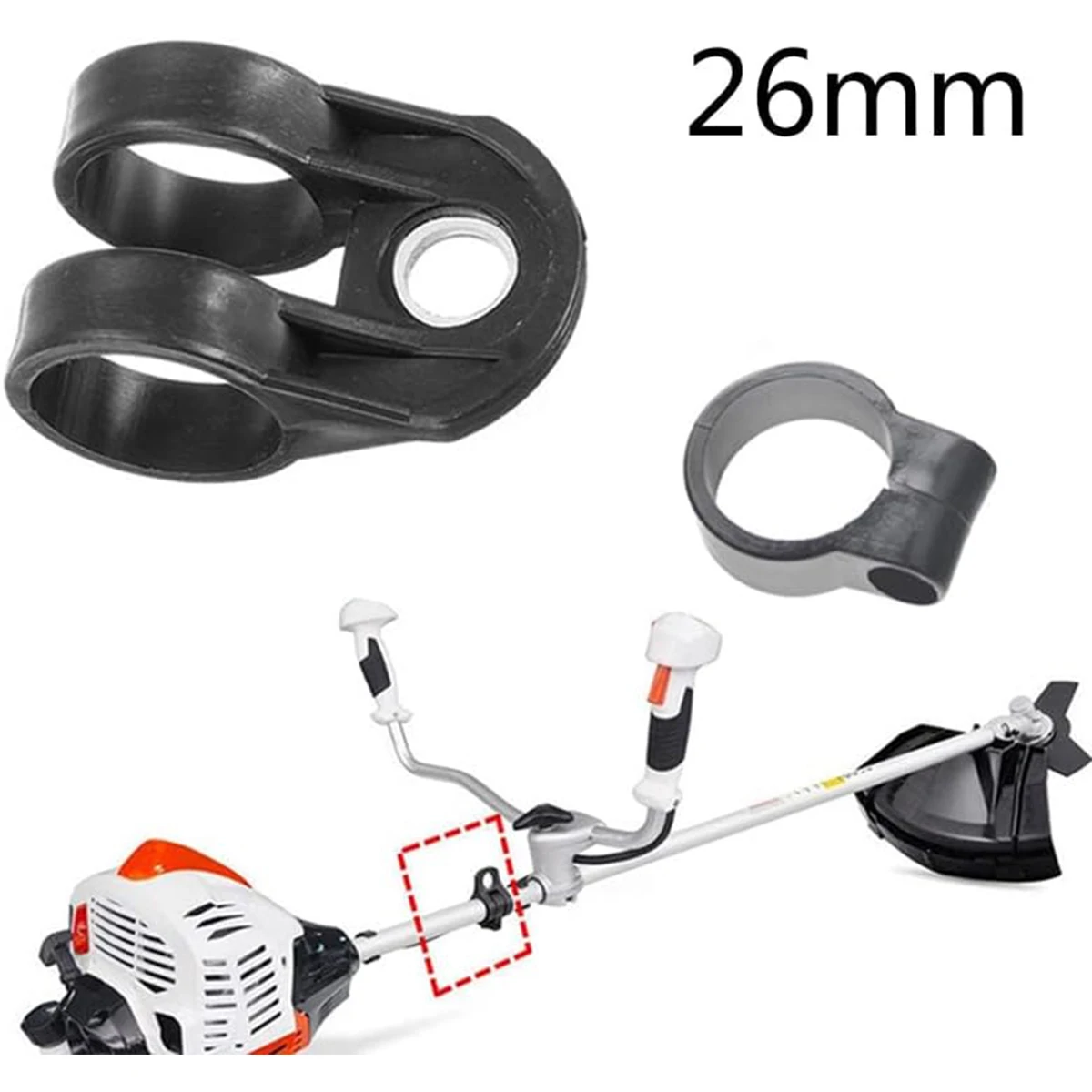 Brand New Universal Trimmer Brush Cutter Wiring Harness Hook Clip Bracket Black Shaft Power Equipment Access Clip Fastening Tool