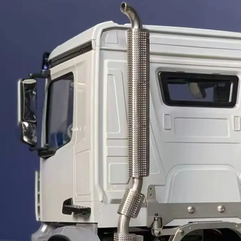 Tractor de control remoto de 3 velocidades, modelo RTR 1/14, camión BZ L44, vehículo agrícola con Control remoto, Metal, 4x4, bloqueo de eje del chasis, batería de Radio Flysky ST8