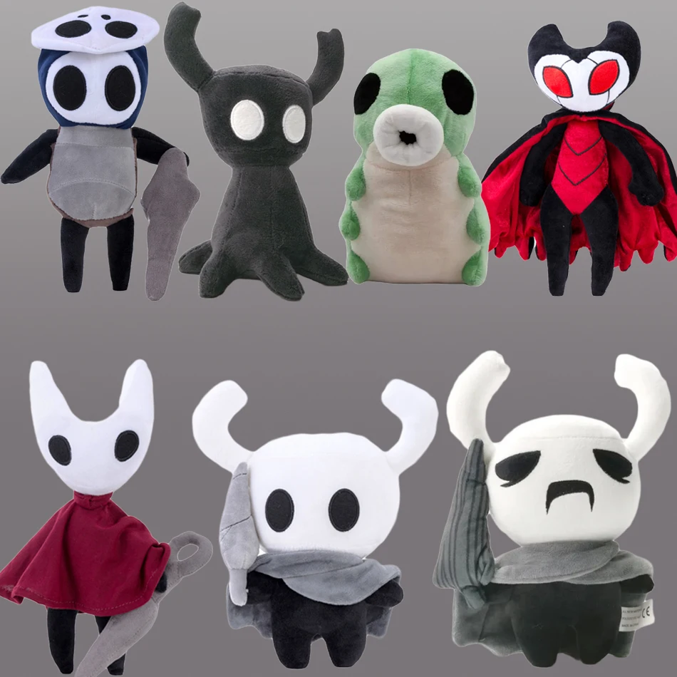 

30cm Hollow Knight Game Figure Plush Toy Ghost Stuffed Doll for Kids Cosplay Birthday Christmas Gift