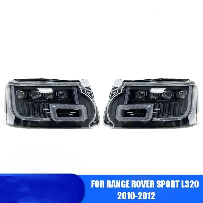 Feebest New LED Headlight Left Right Side For  Range Rover Sport 2010-2012 L320 Upgrade To L494 2018-2021 Front Lamp