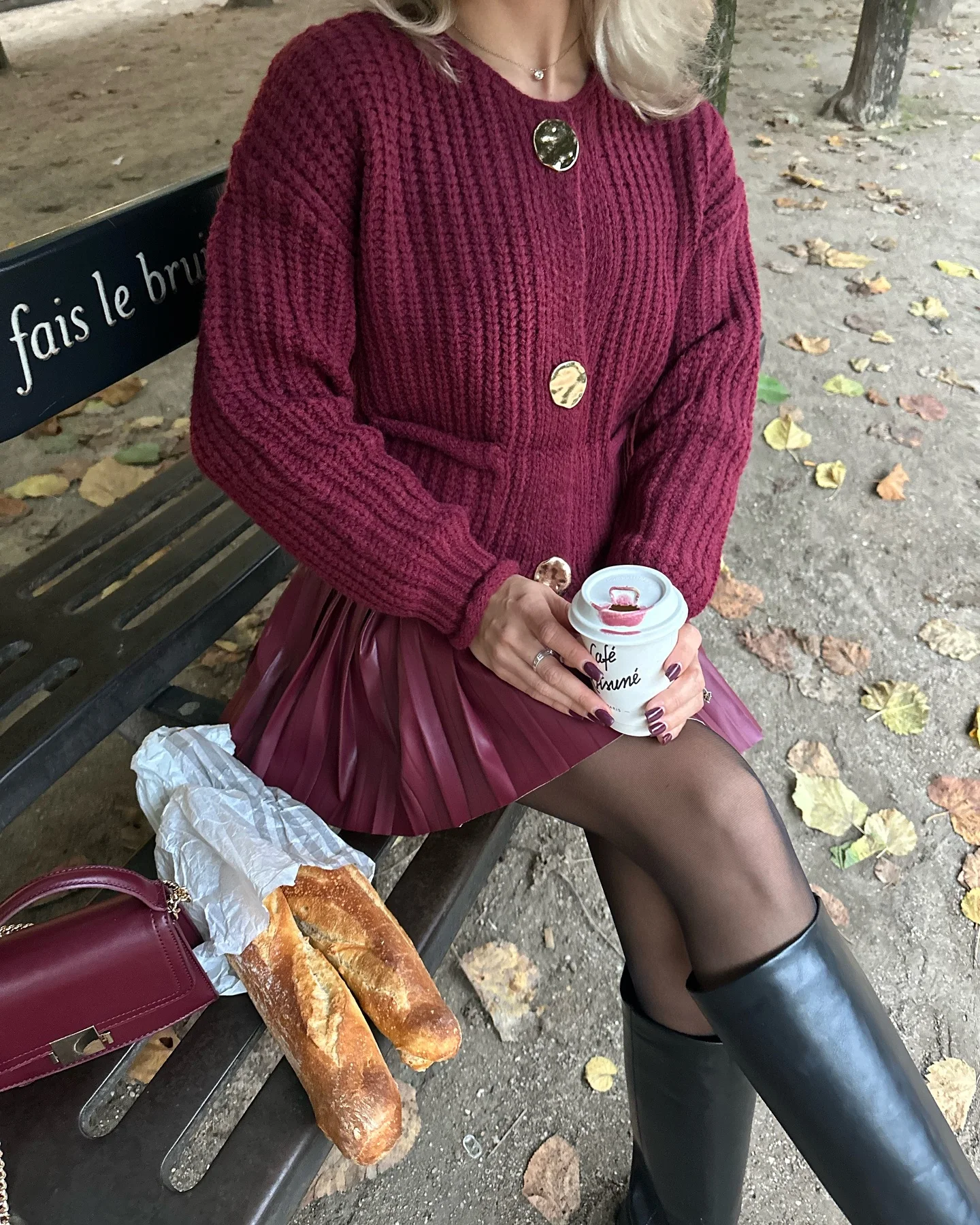 TRAFZA 2024 Weibliche Casual Strickjacke Pullover Mantel 2 Taschen Weinrot Solide Metall Knopf Gestrickte Pullover Frau Herbst Trends Straße