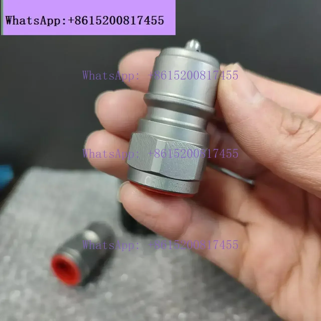 1PCS  5251234 Hydraulic quick connector with pressure relief valve PTK TEMA Zhonglian sanitation truck accessories