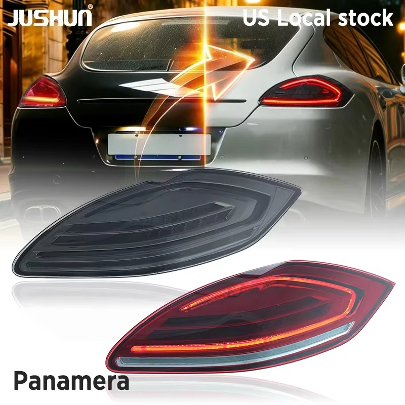 Waterproof Dynamic LED Rear Tail Lamp Compatible Porsche Panamera 2010-2013 Complete Brake Reverse Lamp Assembly