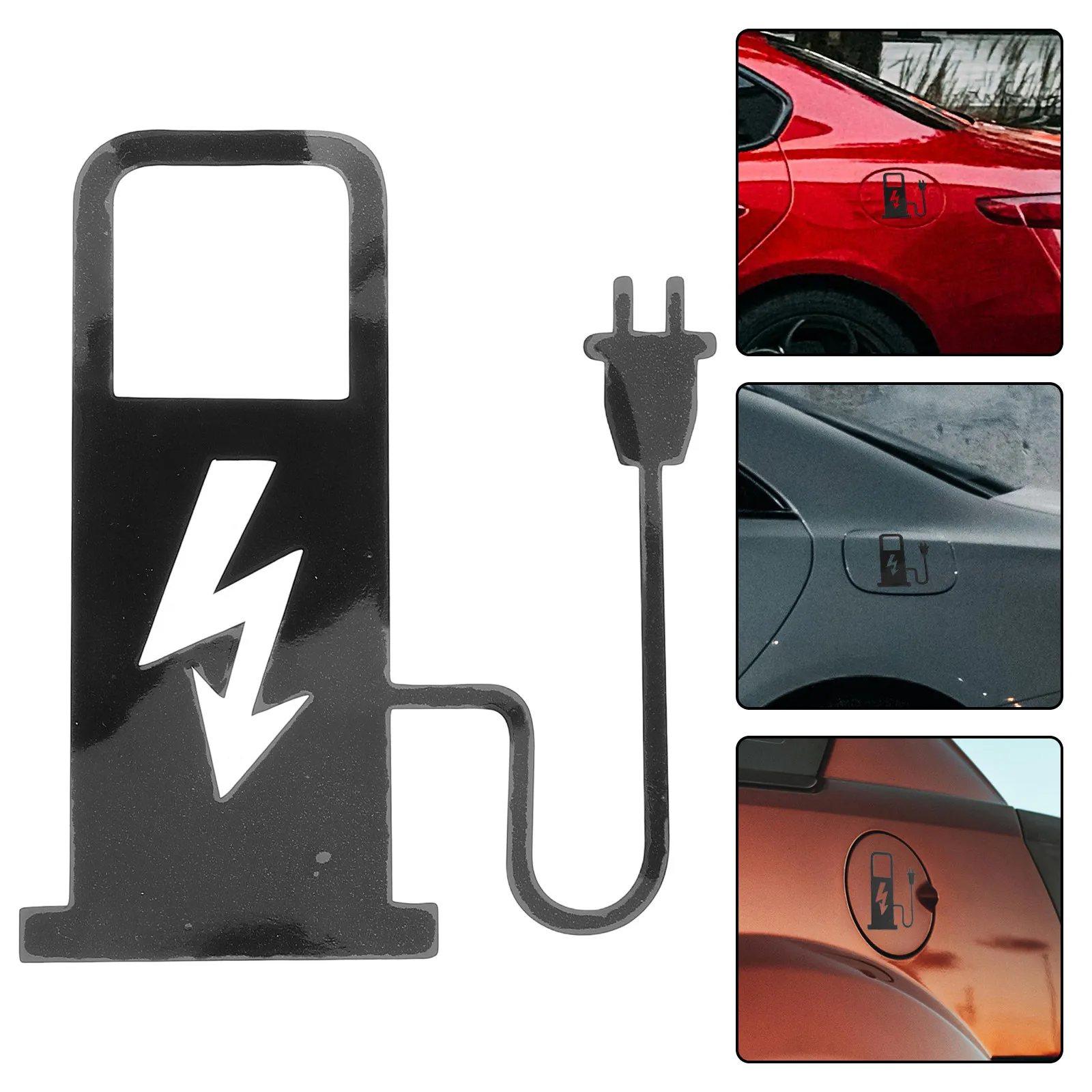 

Charging Station Sign Car Sticker Vehicle Charging Decal Waterproof Plastic Reminder for Ev Tank Cover Easy Install Decorative