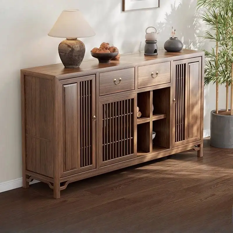 

Simple Chiness Living Room Cabinets Brown Classic Solid Wood Living Room Cabinets Space Saving Woonkamerkasten Furniture Home