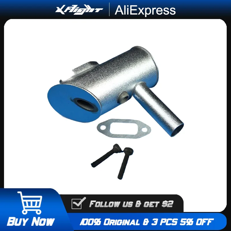 

WALBRO 2-Bolt Exhaust Pipe for DLE40 2-Stroke RC Airplane Engine - High Performance Muffler Kit