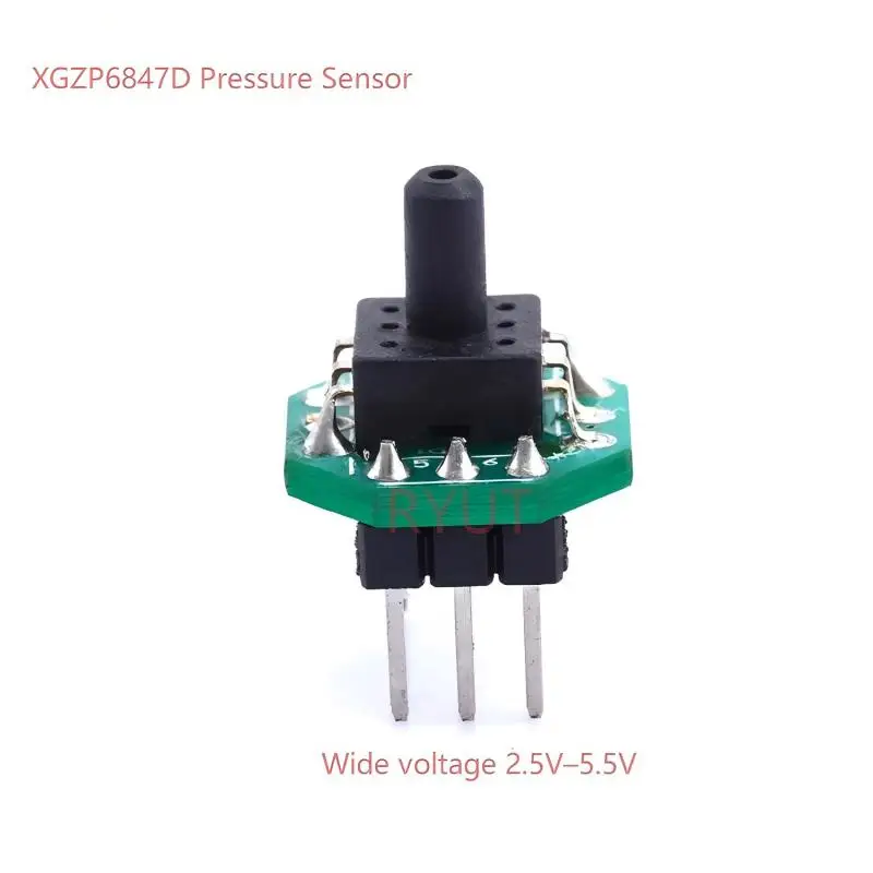 1pcs/lot New XGZP6847D, 2.5V～5.5V, -100kPa～1kPa…1000kPa, Pressure Sensor Module
