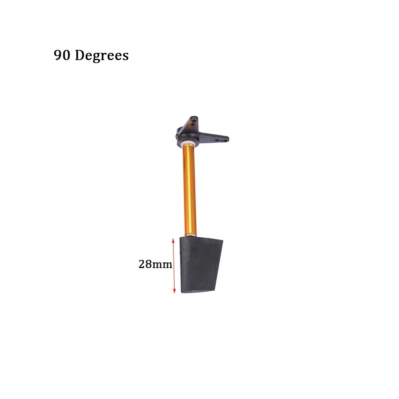 Hochwertiges Nylon-Lenkruder, Kunststoffruder für RC-Boote, Höhe 28 mm/36 mm/44 mm/52 mm, 90 Grad oder 180 Grad oder Einzelarm