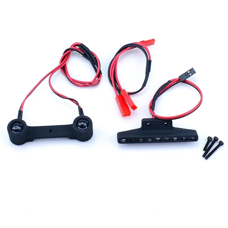 Per 1/16-Scale Traxxas Mini E-RVEO LED Anteriore e Posteriore HA CONDOTTO LA Luce Fari Fanali Posteriori Kit Faretto Monster Truck RC Auto Parte