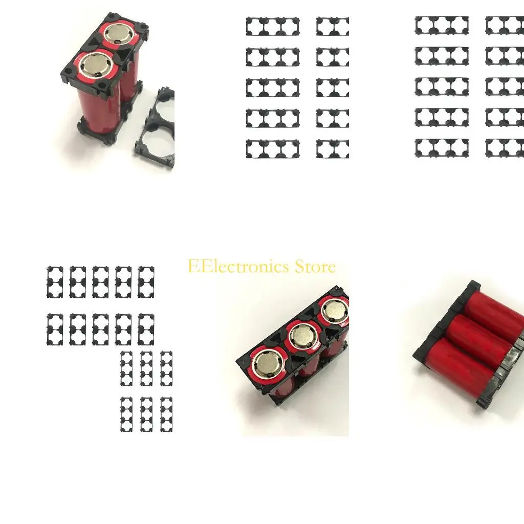 B03C 10pcs User Friendly 26650 Lithium Battery Cell Holder Battery Stacking Shelf
