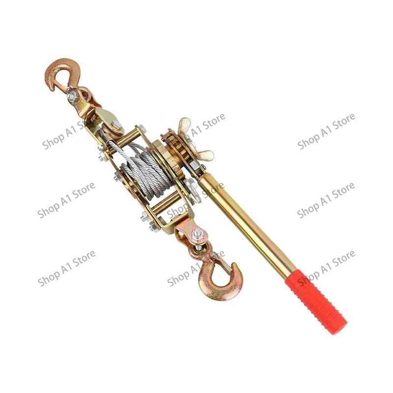 Double hook tensioner tensioning tool manual wire rope tensioner electrician ratchet tightener tightening pliers