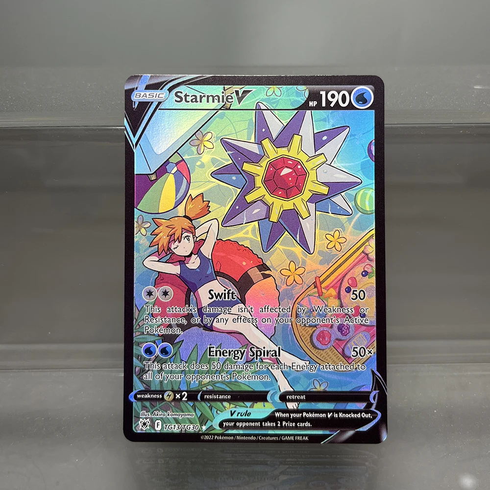 Pokémon Sword-shield Single Holographic Cards Origin Forme Palkia Umbreon Starmie Game Collection Cards PTCG Proxy Cards