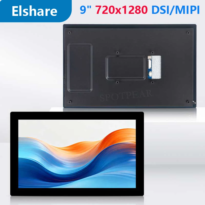 

Raspberry Pi 9inch 720x1280 DSI MIPI LCD TouchScreen Display 9inch For Luckfox Lyra RK3506/ESP32-P4/Luckfox Omni3576