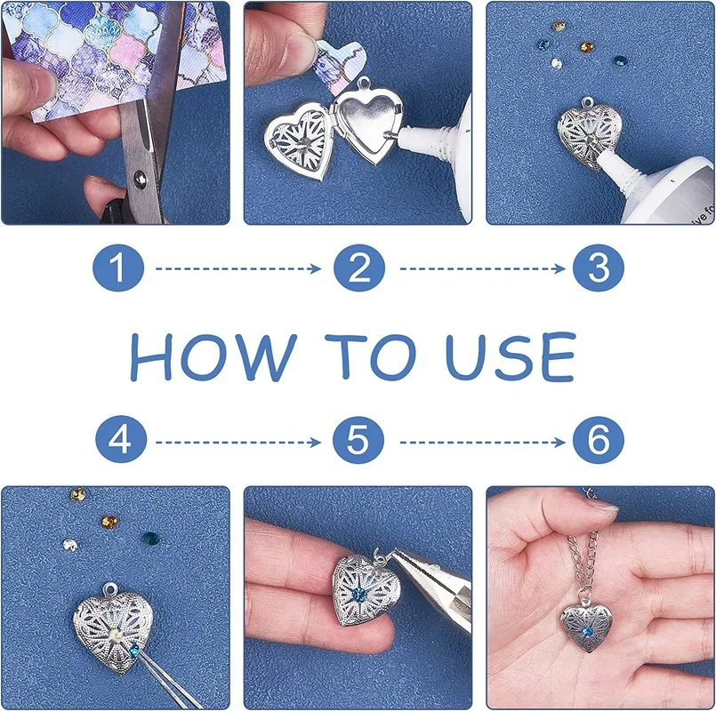 NBEADS 1-5PCS 304 Stainless Steel Photo Frame Charms Locket Pendants For Necklaces Women Men Memorial Jewelry
