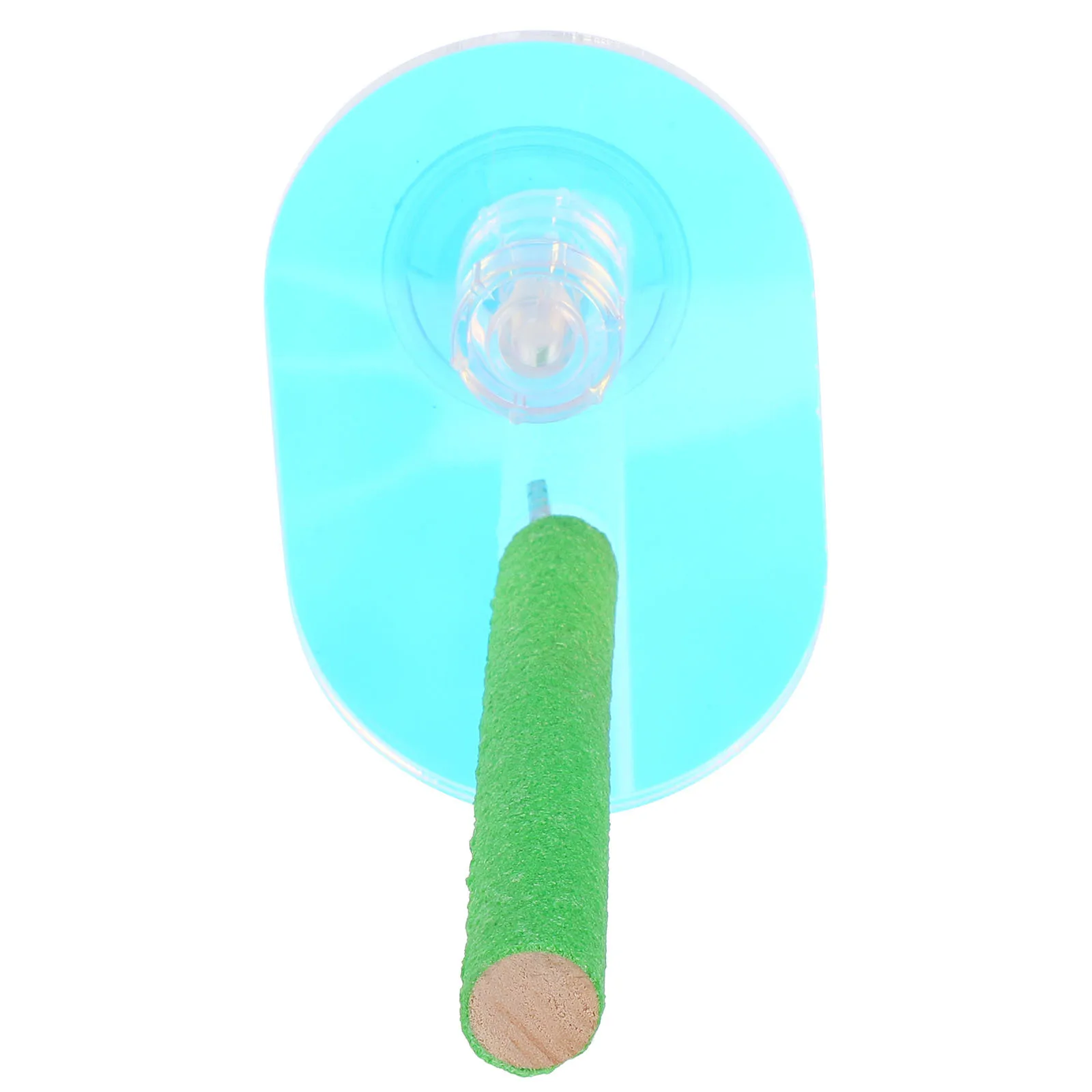 

Sturdy Wood Bird Perch for Parrots and Small Birds Portable Suction Cup Platform for Cage Window Outdoor Use Parakeet Playground