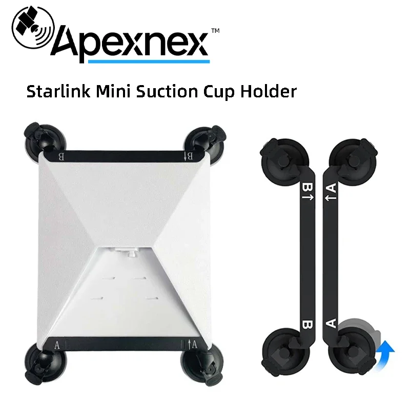 

For Starlink Mini Sunroof Suction Cup Car Mount Car Suction Cup Bracket Navigation Kickstand Car Window Roof Accessory