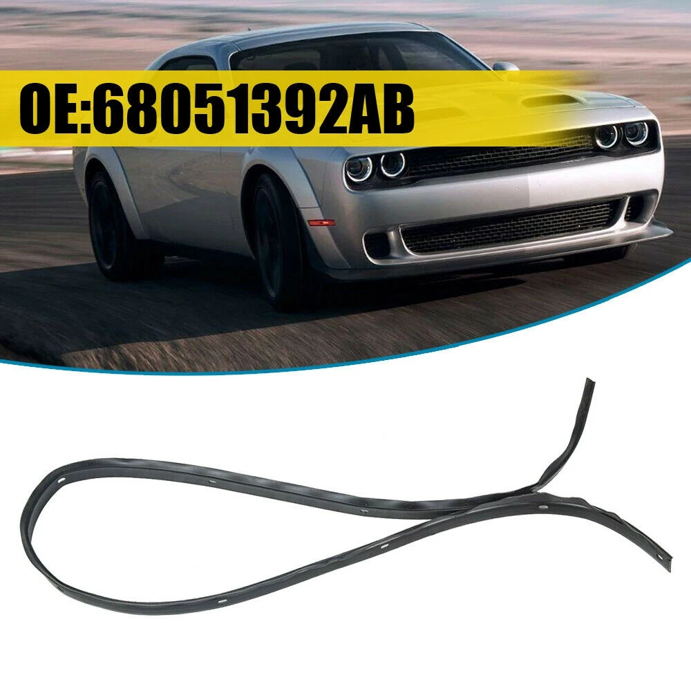 Sello de capó de parachoques delantero resistente al agua con remaches para Dodge Challenger 2008-2019 68051392AB 68051392AA