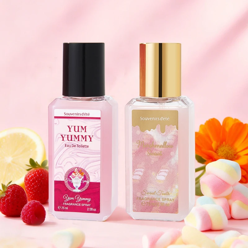 

Sweet Girl Perfume 75ml EDT, Long Lasting Fresh Fruity Spray, Marshmallow Strawberry Cherry Scent, Daily Date Party Travel