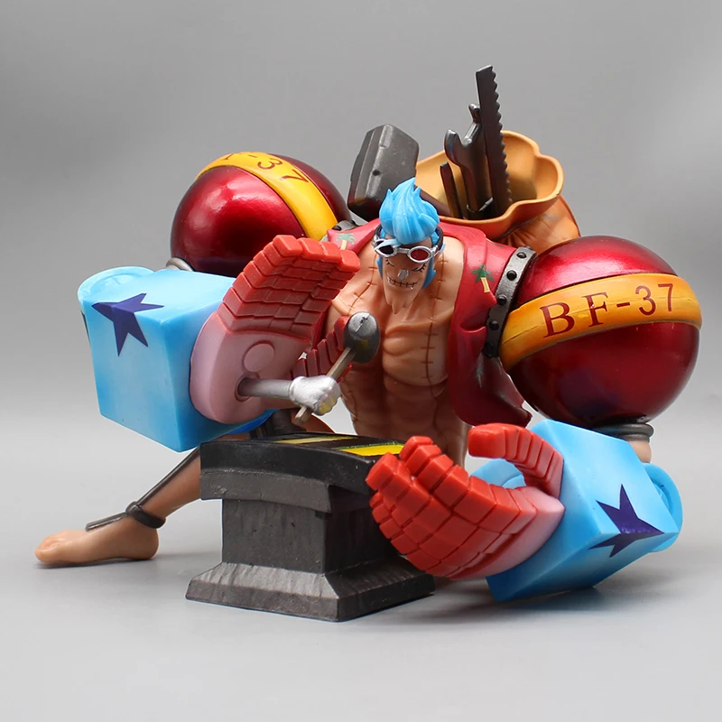 14cm One Piece Figurine GK BT FRANKY Action Figures Franky A Taste of Straw Anime PVC Collection Model Ornament Periphery Toys