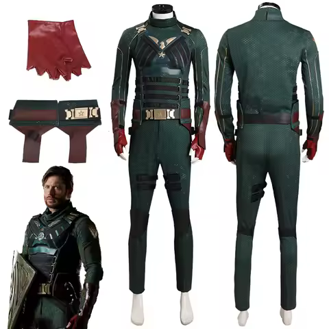 Soldier Boy Cosplay Fantasy TV The Boys Costume Disguise Gloves Wristlet Men Roleplay Fantasia Outfits Male Halloween Clothes