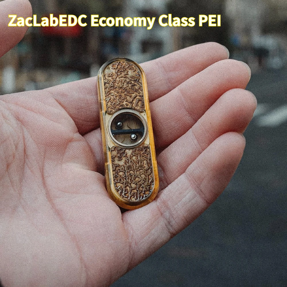ZacLab EDC Economy Class Buck Ball Mechanical Magnetic Fingertip Push Card Desktop Stress Relief Toy