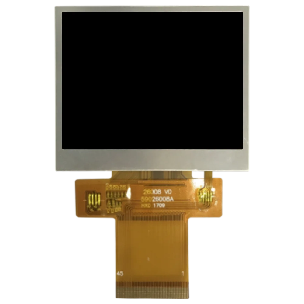 2.6inch 320x240 landscape LCD display Handheld device MCU/SPI/RGB TN viewing angle with ILI9342C controller Square type display