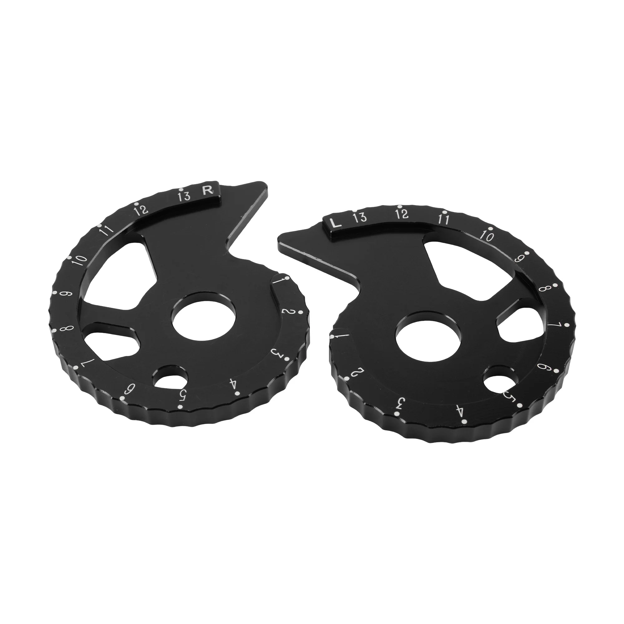 ホンダ ヤマハ DT125R TTR CRF150F 230F CRM250 オートバイ チェーンアジャスター ガイド レギュレーター 左右セット モトクロス アクセサリー