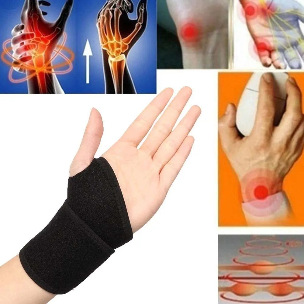 

Self-Heating Heated Hand Warmer Wristband Carpal Protector Carpal Tunnel Wrist Wraps Bandages Brace Strap Wrist Support