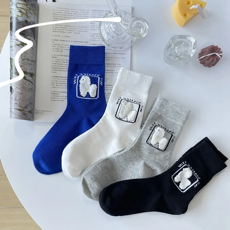 Japanese Harajuku Alpaca Animal Socks Cotton Casual Socks Warm Women Streetwear Funny Socks Short Happy Ankle Socks Hot Selling