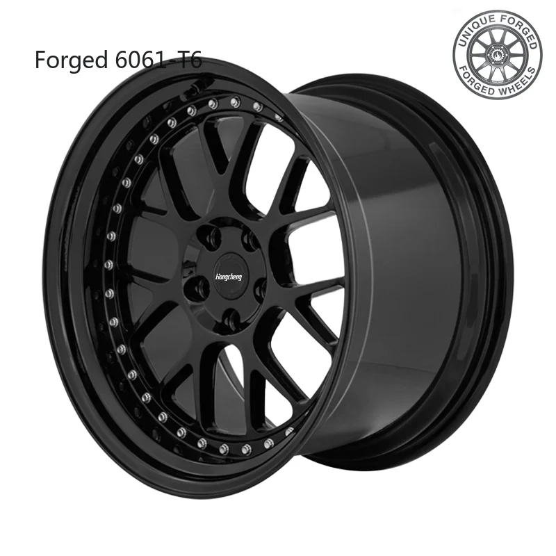 

New model of 26Factory Racing Wheels Forged 2 Piece 15-28 Inch for Passenger Car Wheels 5x112 5x120 6x139.7 Car Alloy Rims Brush